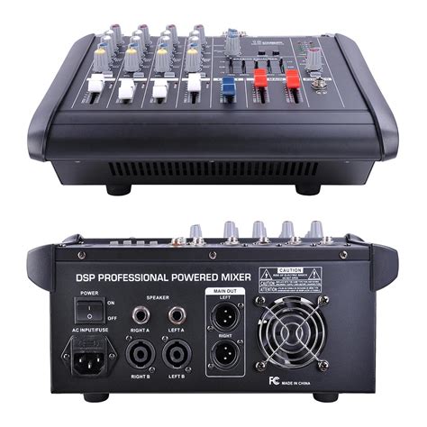 best 4 channel powered mixer.